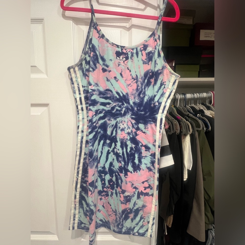 Adidas Multicolor Tie-Dye Dress